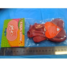 5 בלונים בצורת לב